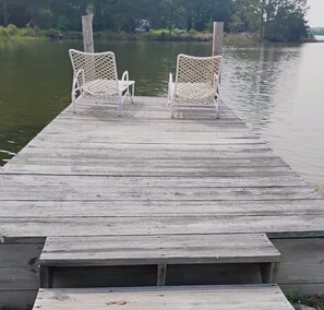 Enjoy the stunning water view from your own private deck.