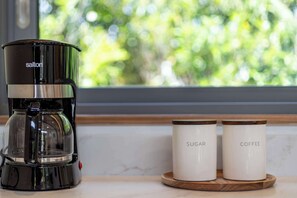 Kaffe och/eller kaffebryggare