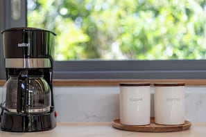 Kaffe och/eller kaffebryggare