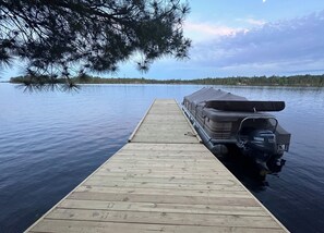 Dock - Private 40 ft+ long dock has room for multiple boats.