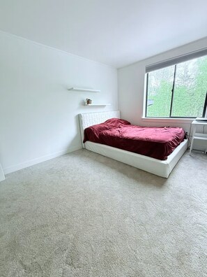 King size bed in upstairs bedroom 1