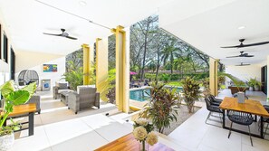 Terrace with dining area