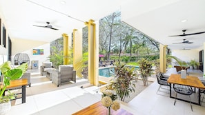 Terrace with dining area