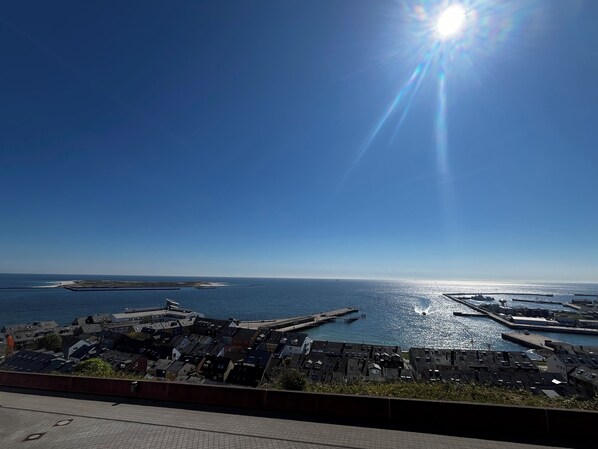    Blick auf Nordsee und Dühne