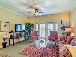 Our spacious living area - A perfect spot to relax after a long day