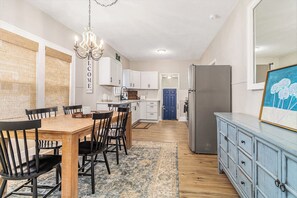 Dining area off living room