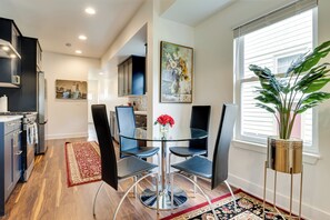 Dining Area | Free WiFi | 2-Story Unit