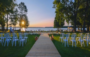 Espace banquet en plein air