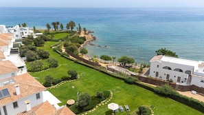 Aerial view from the villa