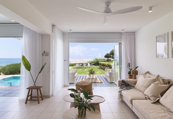 Open plan living area