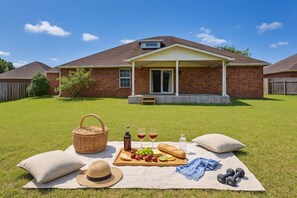 Garden | Sunny w/ Lots of Grass | Family Fun | Artistic Rendering | Picnic items not included