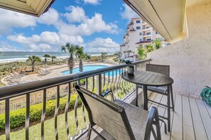 Oceanfront Balcony is the Perfect Spot for Morning Coffee