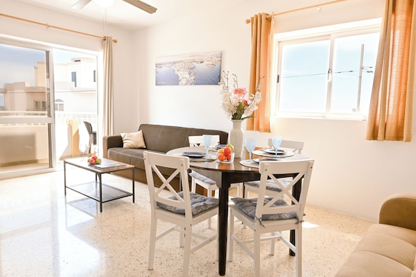 Living and dining room
