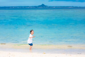 Sesoko Beach, which boasts some of the clearest water on the island, is just a 3-minute drive away.