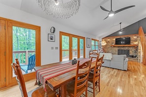 Indoors, Hardwood, Furniture, Table, Dining Table