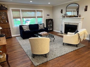 Well appointed formal living.
