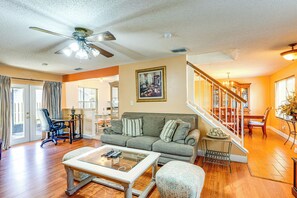 Living Room | 1st Floor | Central A/C & Heat | Free WiFi