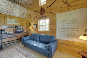 Living Area | Serenity | Queen Futon| 1st Level | Free WiFi