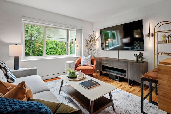 Relax by the window, watch TV, or dine—pick your perfect spot to unwind.