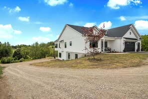 This is our home and you have a private entrance around the left lower drive.