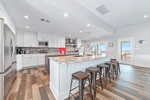 Large kitchen for entertaining