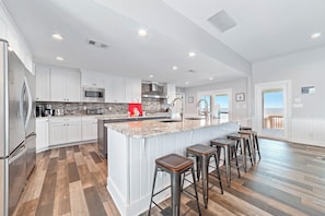 Large kitchen for entertaining