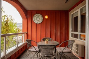 Enjoy the fresh alpine air year-round from your sheltered outdoor space
