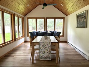 dining area and table