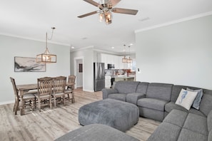 A pet-friendly home with 4 bedrooms and 3 bathrooms