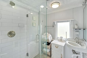 full bathroom with a shower