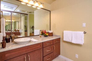 KGV-21P2 Proof that peace of mind starts with a perfectly folded towel and a glowing mirror