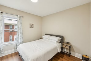 Indoors, Floor, Flooring, Bed, Furniture