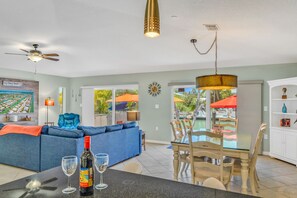 Living and dining area