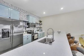 Sleek, modern kitchen with all the essentials