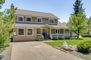 House Exterior | Private Hot Tub | Patio | Seasonal Gas Grill