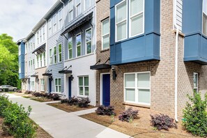 Property Exterior | Multi-Level Townhome | Keyless Entry