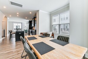 Kitchen & Dining Area | Central A/C & Heat | Keurig Coffee Maker