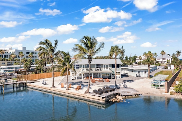 Aerial view of Banana River Resort