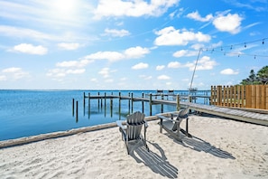 Private beach