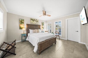 Comfy space with a touch of beachy charm