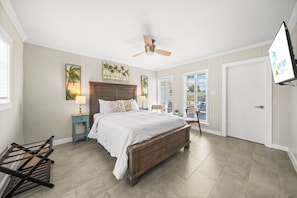 Comfy space with a touch of beachy charm
