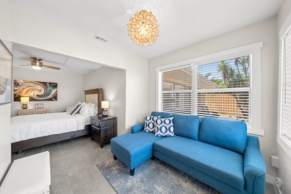 Open-concept living space