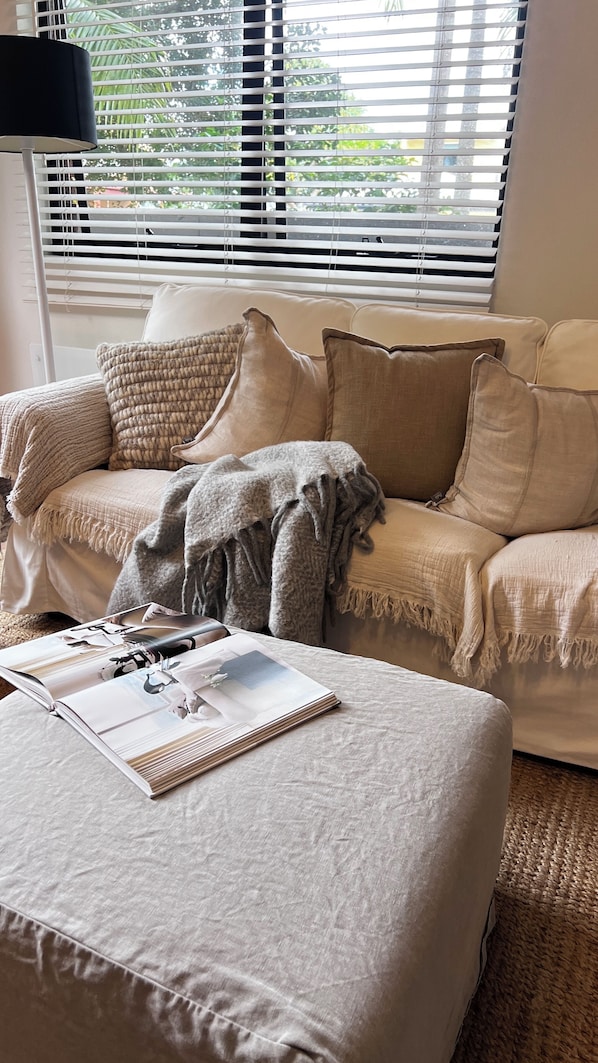 Comfortable lounge. Perfect for relaxing and reading