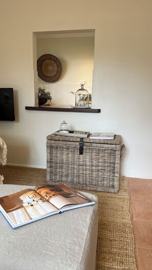 Open plan living room.