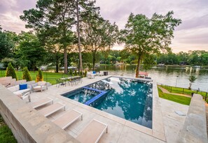 Unwind poolside with panoramic lake views, plush loungers, and tranquil vibes that feel like a permanent vacation.