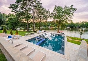 Unwind poolside with panoramic lake views, plush loungers, and tranquil vibes that feel like a permanent vacation.