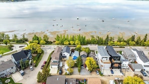 Your paradise awaits in the blue house just steps away from the lake!