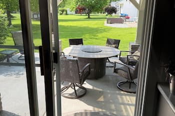 Spacious 4-bedroom house with Beautiful Patio close to EAA in Oshkosh