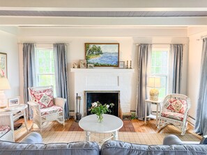 Intimate living room seating
