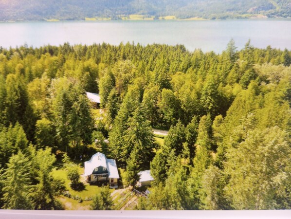 Osprey's view of yard and parkland.